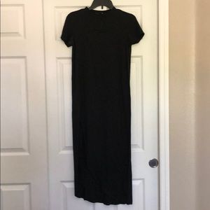 Zara size S charcoal gray maxi dress